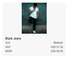 Catalog with customized price labels