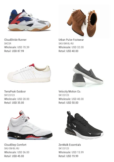 Catalog Example 1
