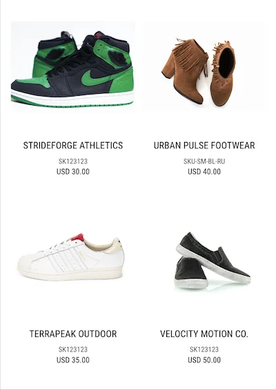 Catalog Example 5